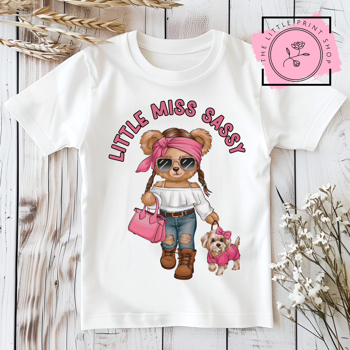Little Miss Sassy - DTF Transfer Decal