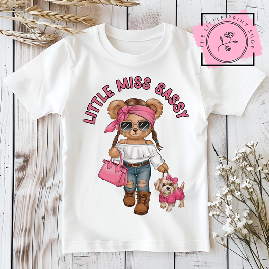 Little Miss Sassy - DTF Transfer Decal