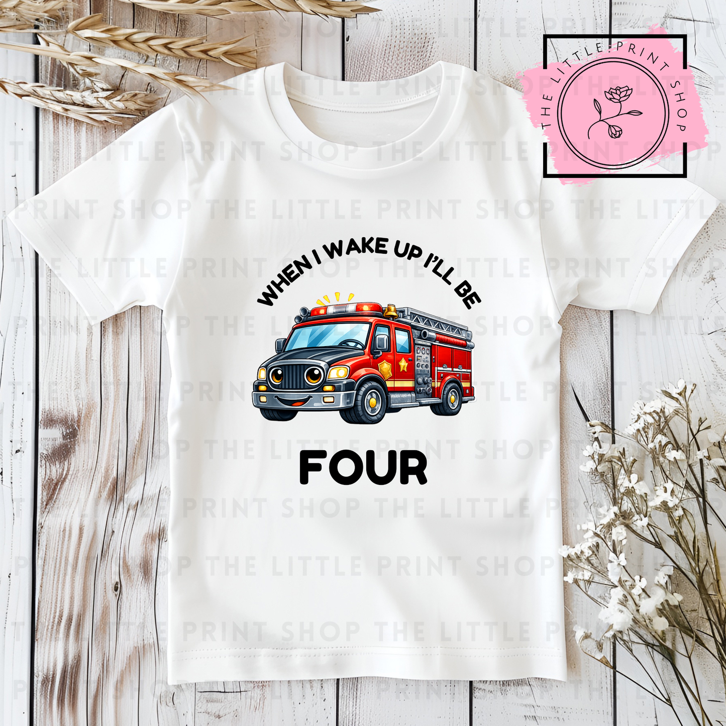 Ambulance - Numbers 1 - 7 - DTF Transfer Decal