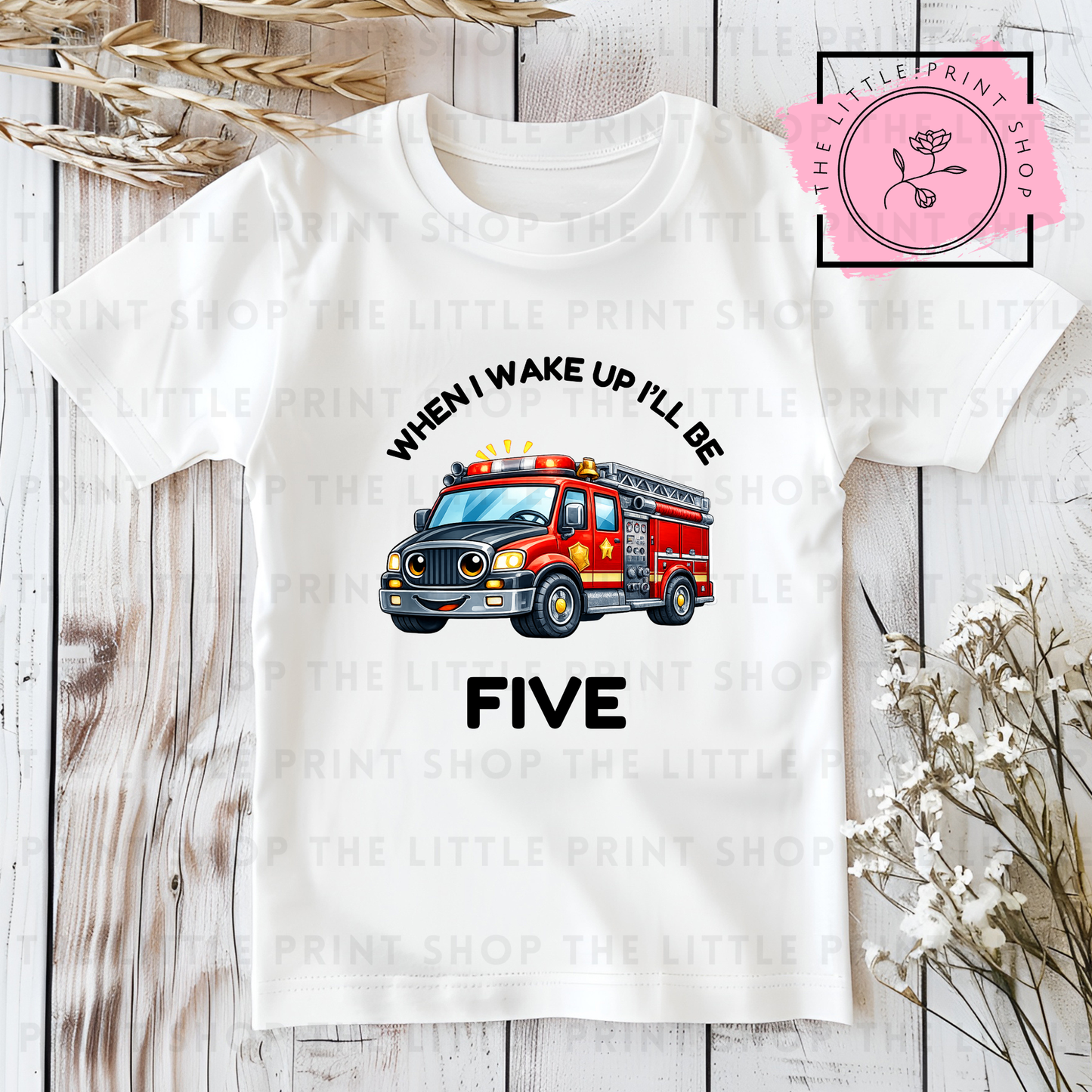 Ambulance - Numbers 1 - 7 - DTF Transfer Decal