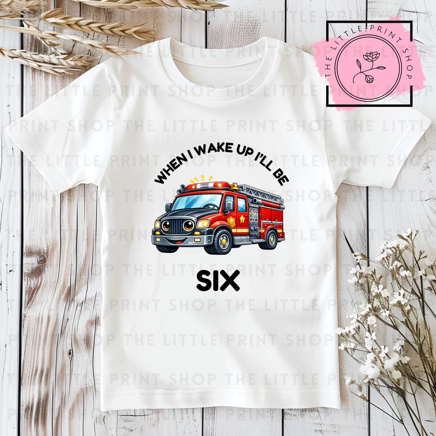 Ambulance - Numbers 1 - 7 - DTF Transfer Decal