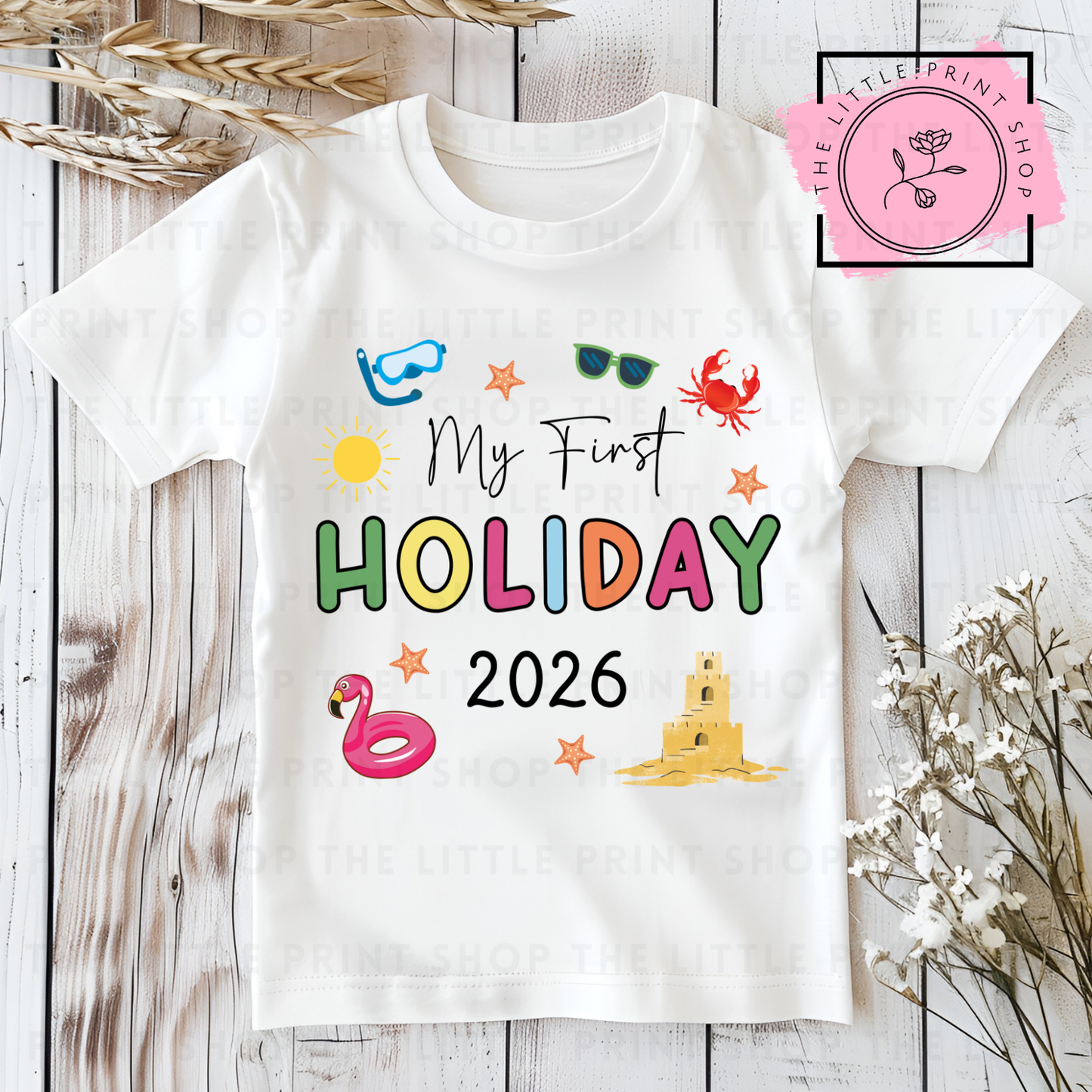 My First Holiday 2026 - DTF Transfer Decal
