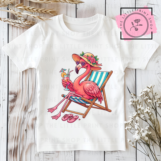 Flamingo - DTF Transfer Decal