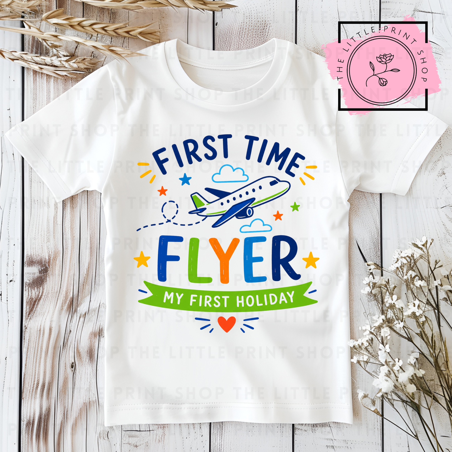 First Time Flyer - DTF Transfer Decal