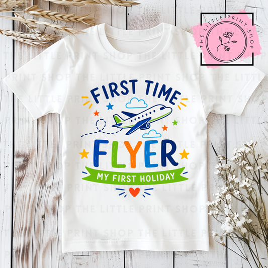 First Time Flyer - DTF Transfer Decal