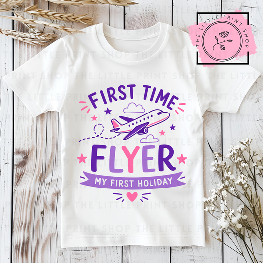 First Time Flyer - DTF Transfer Decal