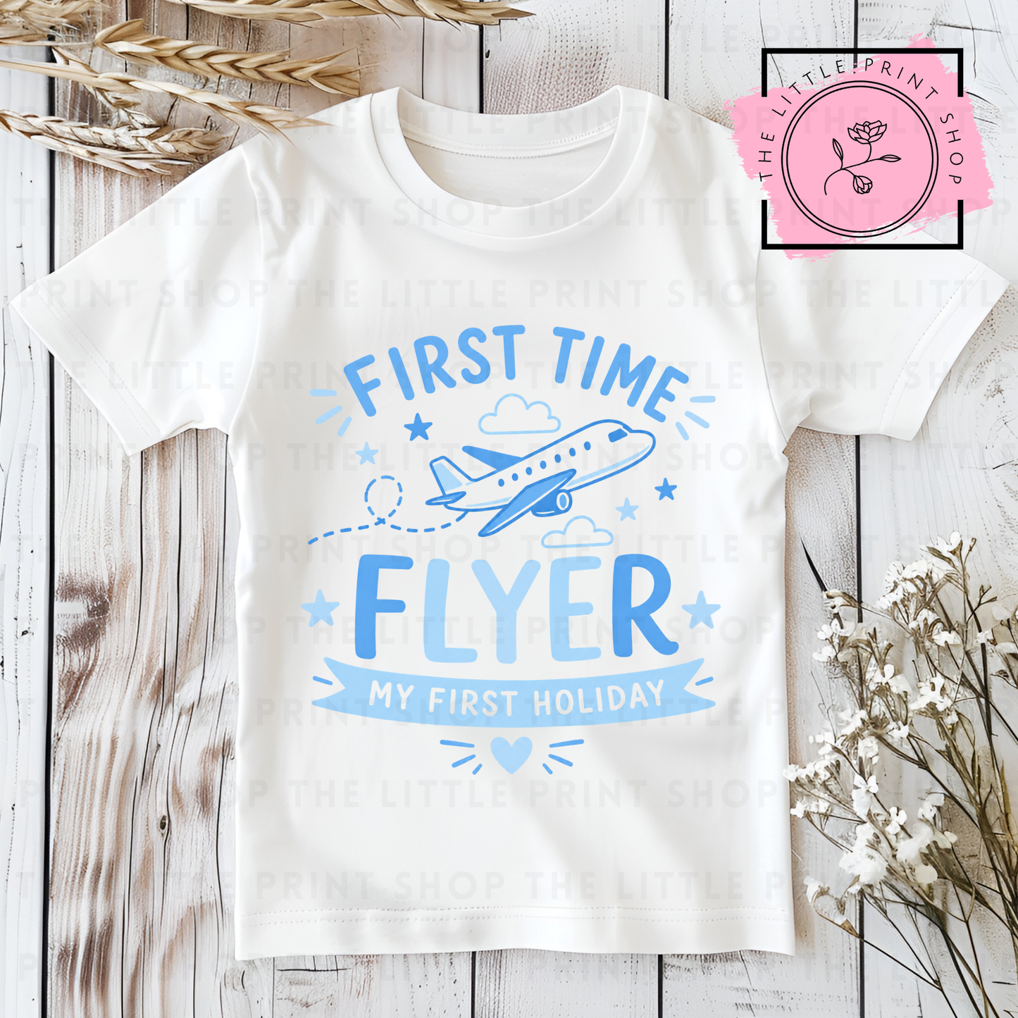 First Time Flyer - DTF Transfer Decal