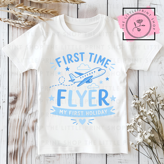 First Time Flyer - DTF Transfer Decal