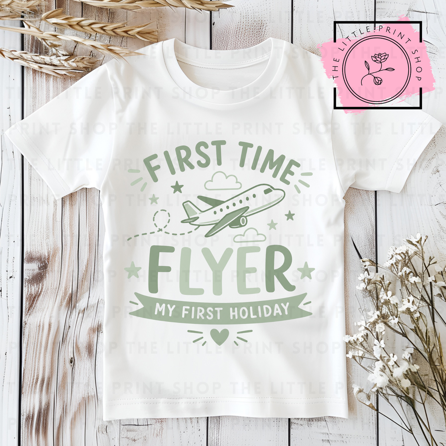 First Time Flyer - DTF Transfer Decal