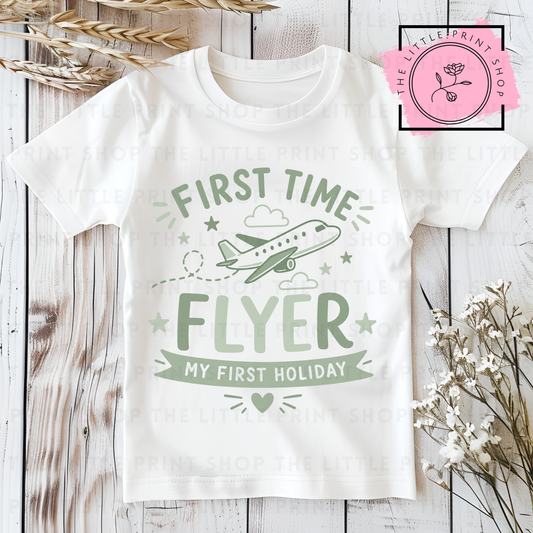 First Time Flyer - DTF Transfer Decal