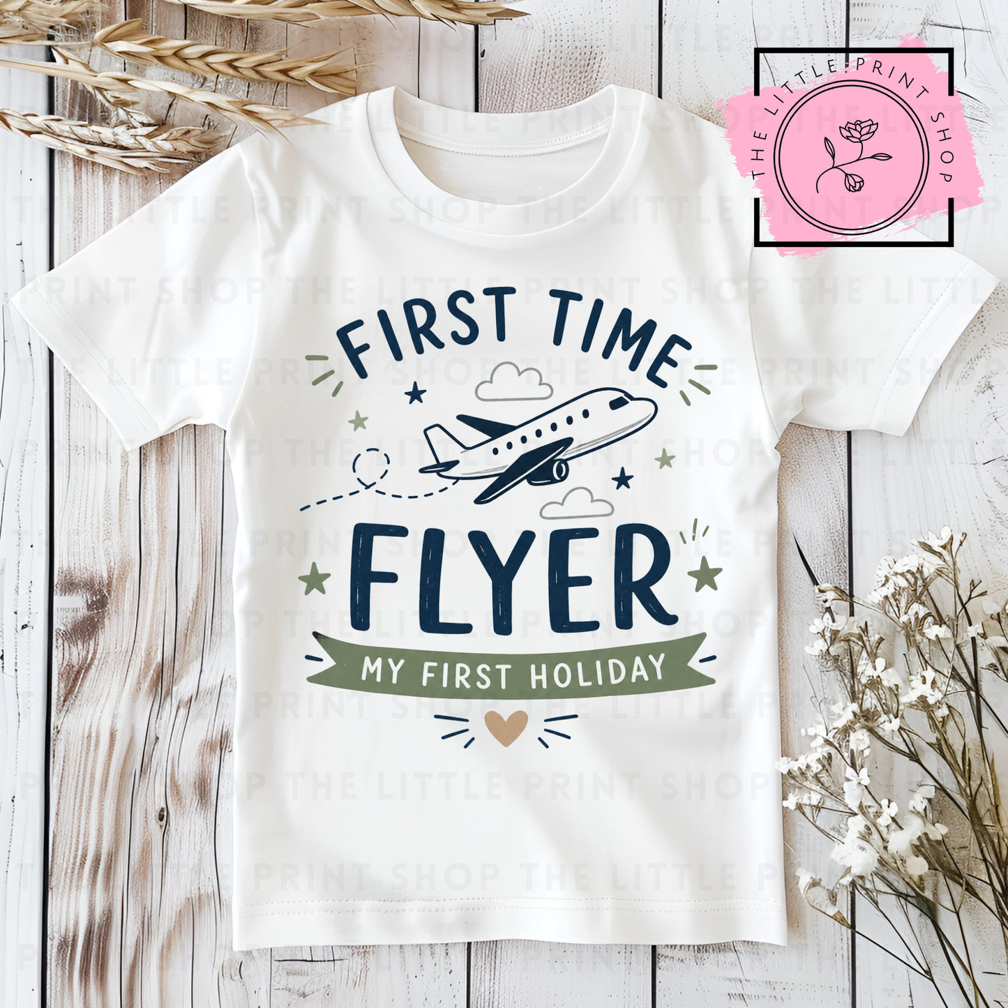 First Time Flyer - DTF Transfer Decal