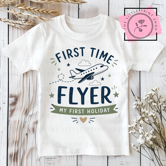 First Time Flyer - DTF Transfer Decal