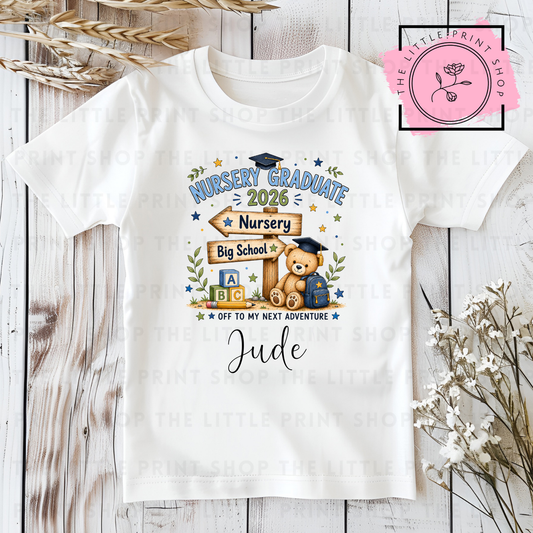 Nursery Graduate - Boy - DTF Transfer Decal