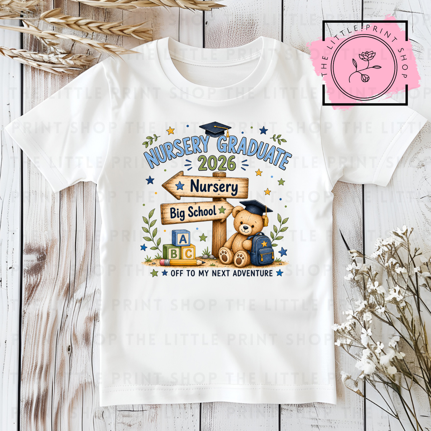 Nursery Graduate - Boy - DTF Transfer Decal