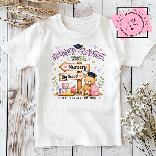 Nursery Graduate - Girl - DTF Transfer Decal