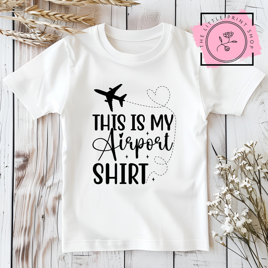 Airport Shirt - DTF Transfer Decal