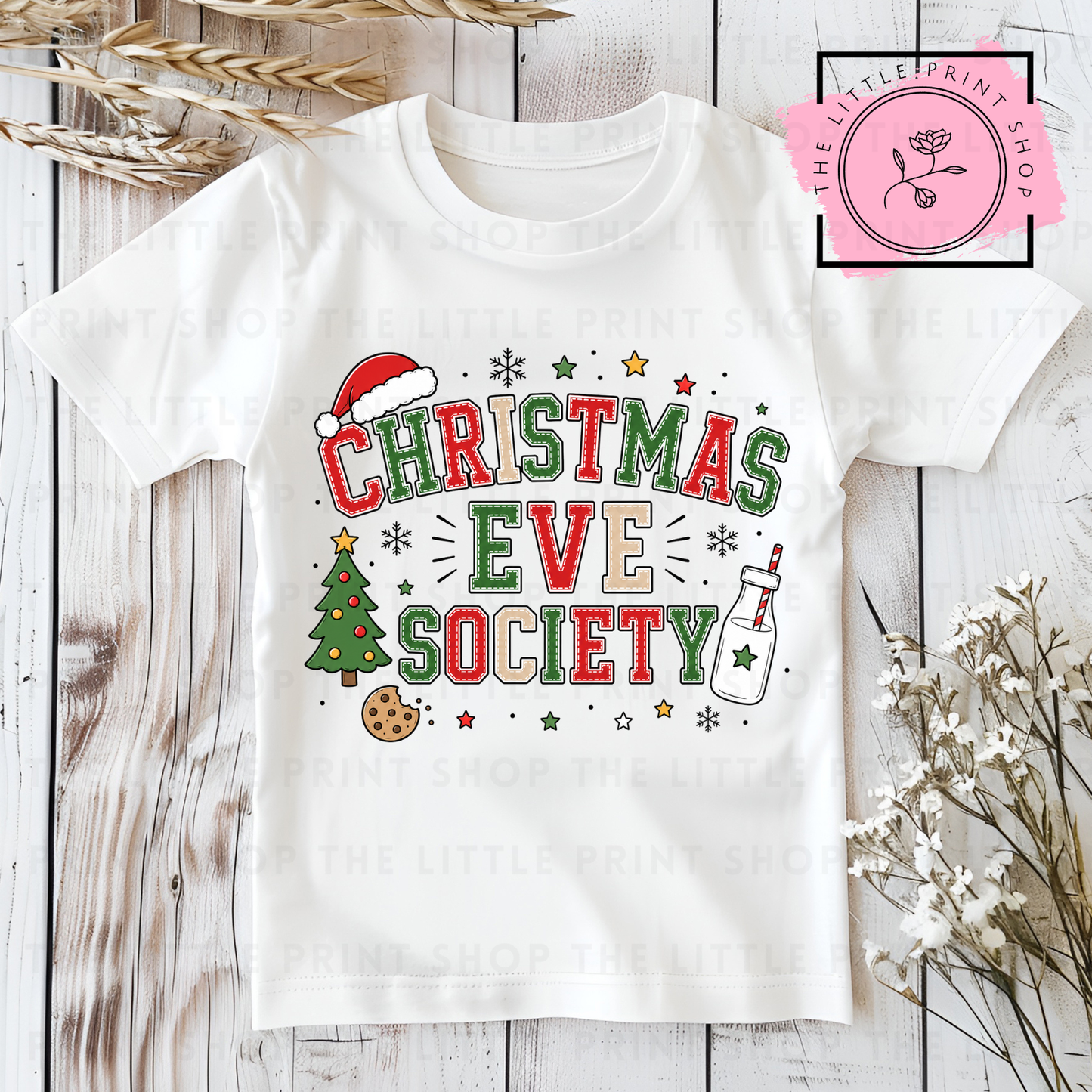 Christmas Eve Society - DTF Transfer Decal