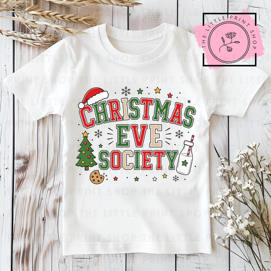 Christmas Eve Society - DTF Transfer Decal