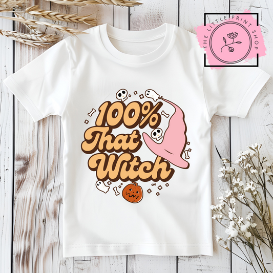 100% That Witch - DTF Transfer Decal