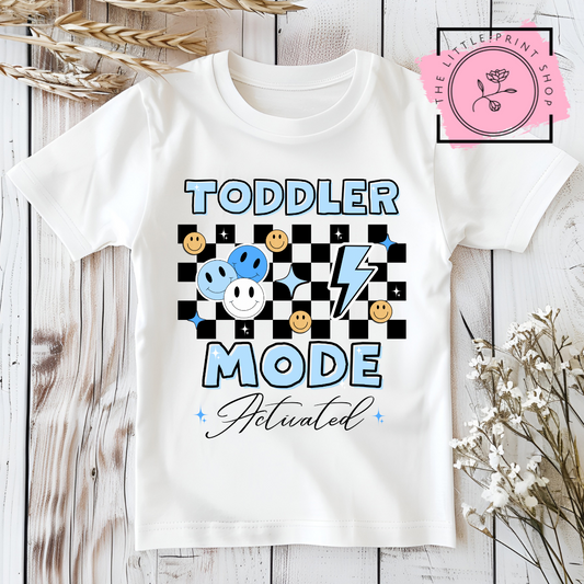 Toddler Mode Activated - Blue - DTF Transfer Decal