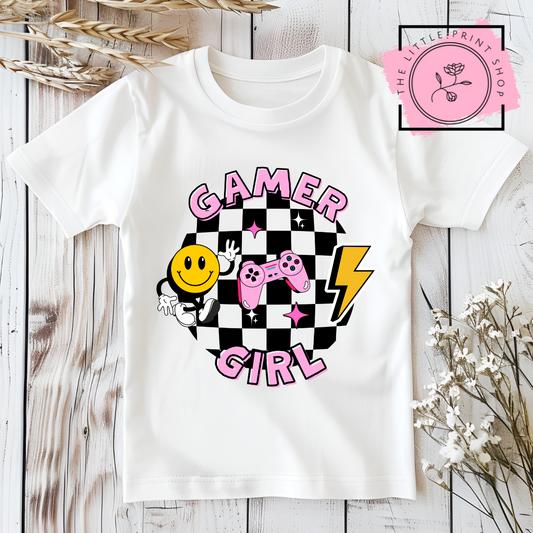 Gamer Girl - Pink - DTF Transfer Decal