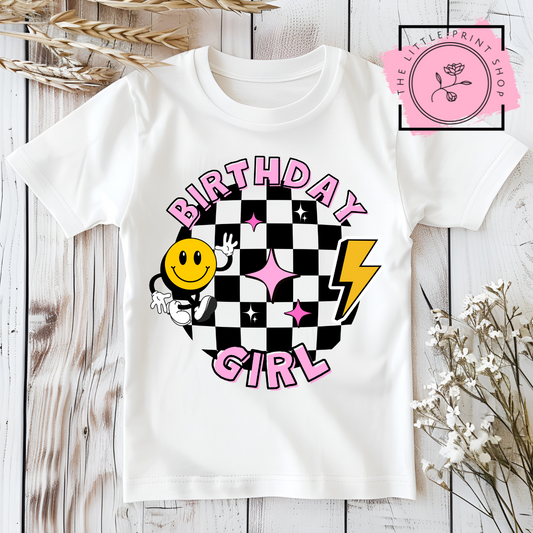 Birthday Girl - Pink - DTF Transfer Decal