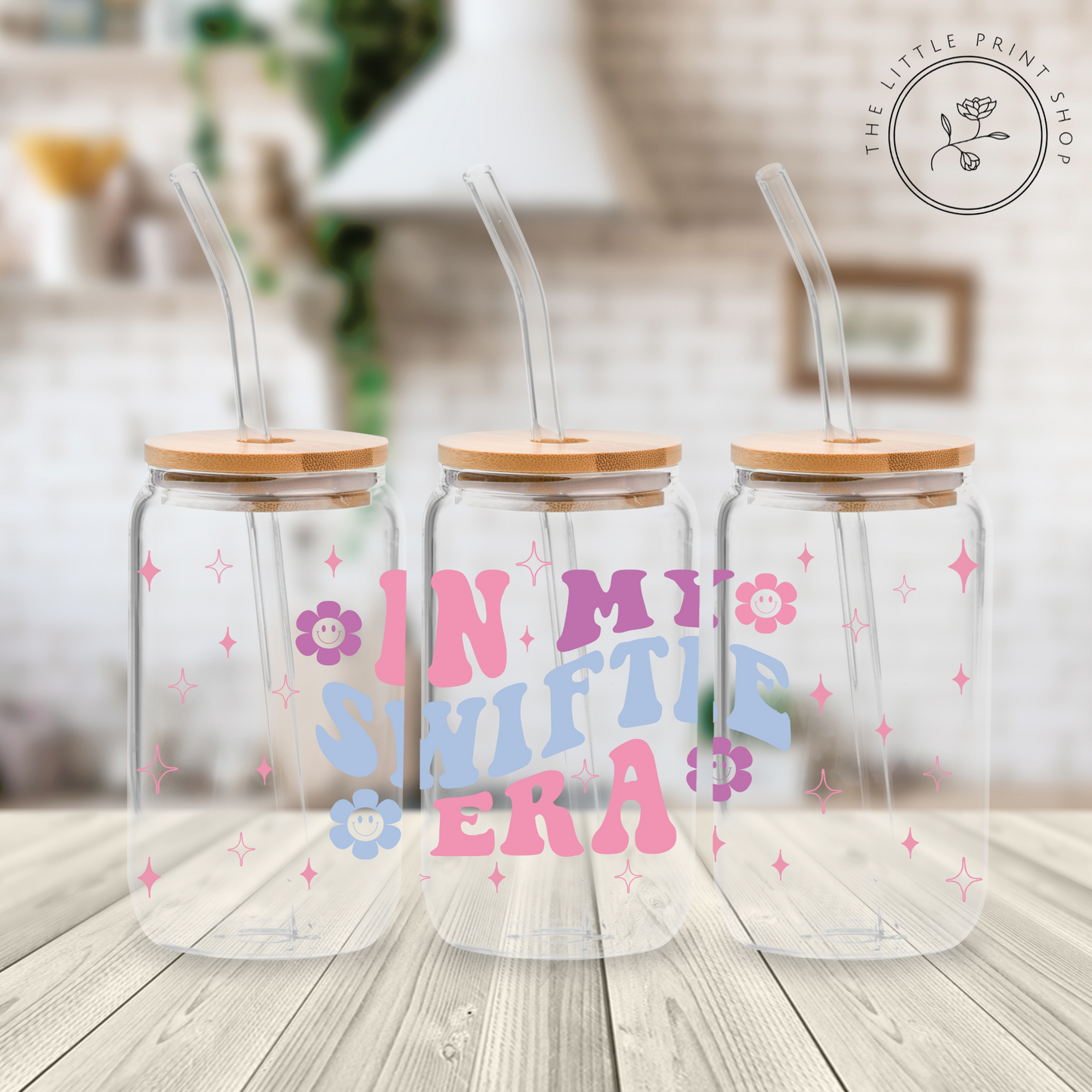 Swiftie Era - 16oz Libbey Glass Printed UV DTF Wrap