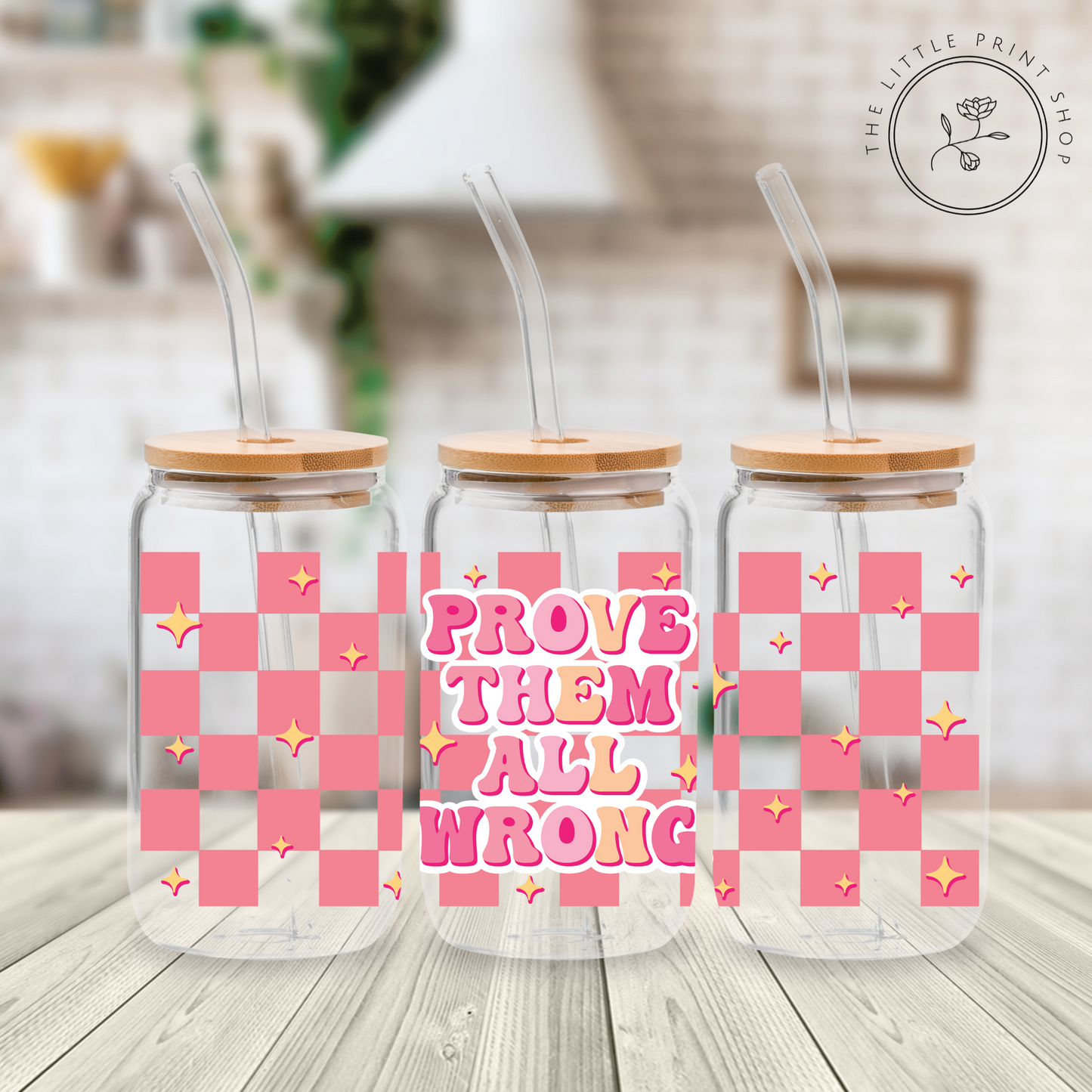 Wrong - 16oz Libbey Glass Printed UV DTF Wrap