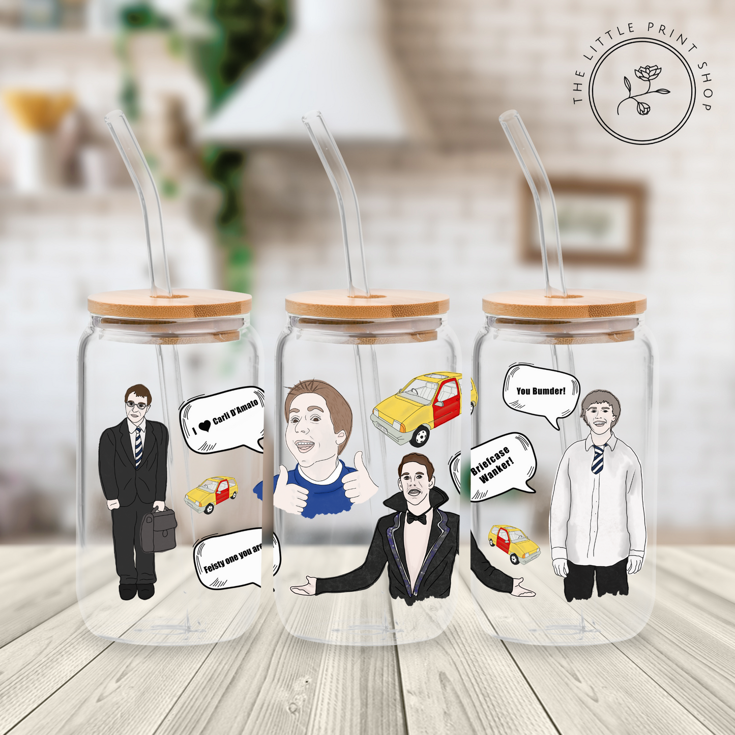 Show - 16oz Libbey Glass Printed UV DTF Wrap