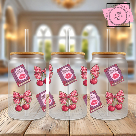 Cherries - 16oz Libbey Glass Printed UV DTF Wrap