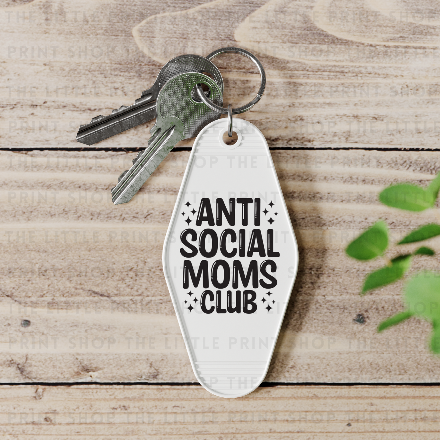 Anti Social Club - UV DTF Motel Keyring Decal