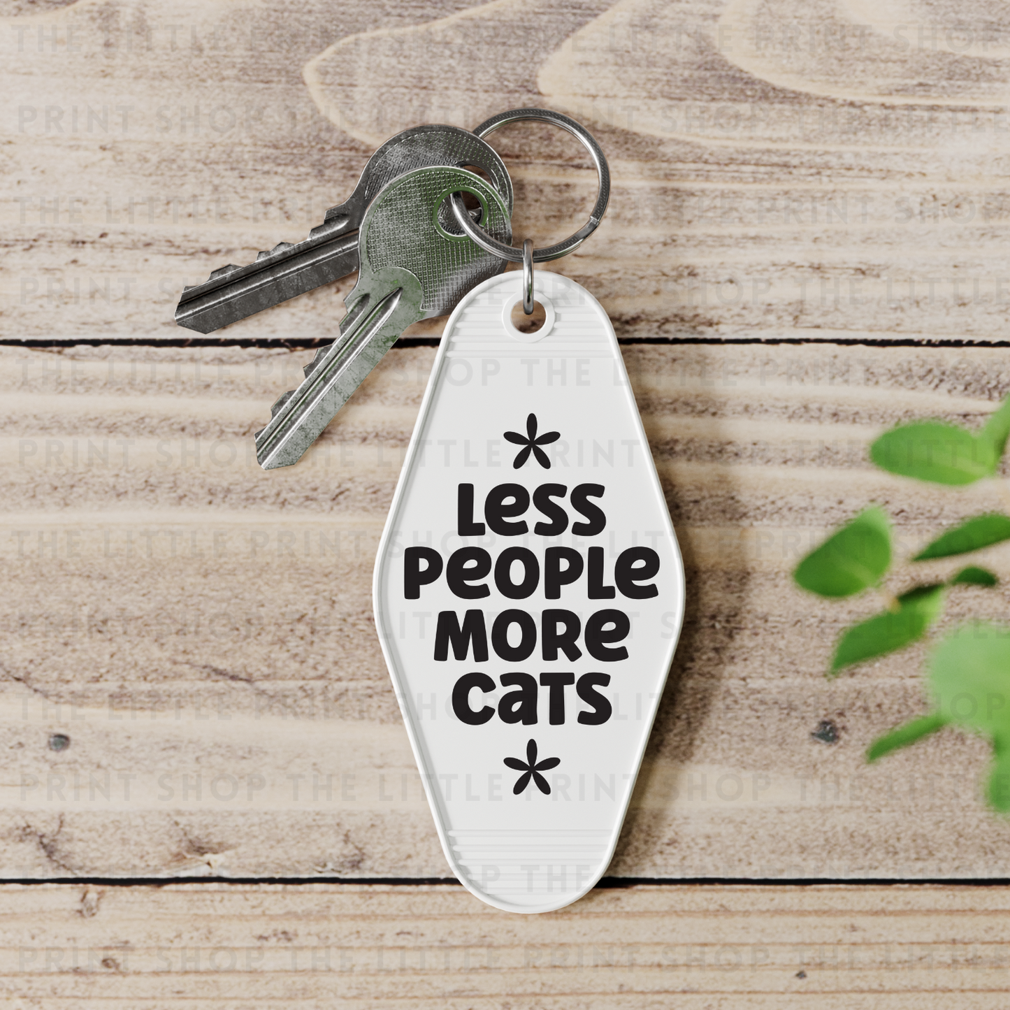 More Cats - UV DTF Motel Keyring Decal