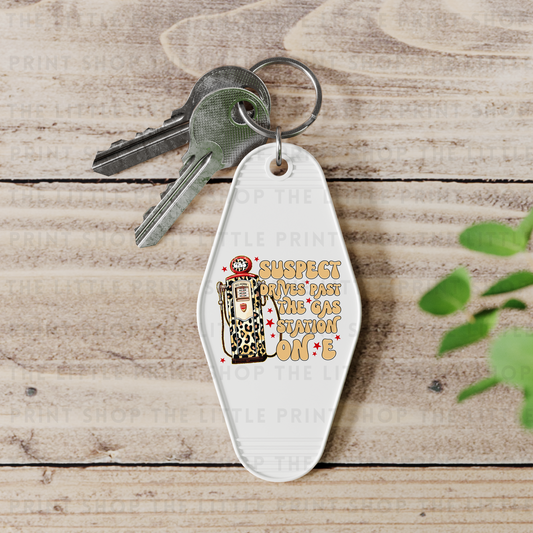 Gas - UV DTF Motel Keyring Decal