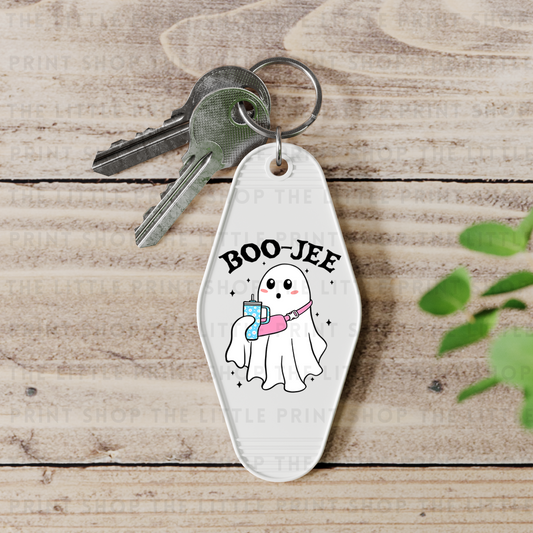 Boo-Jee - UV DTF Motel Keyring Decal