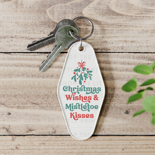 Christmas Wishes - UV DTF Motel Keyring Decal