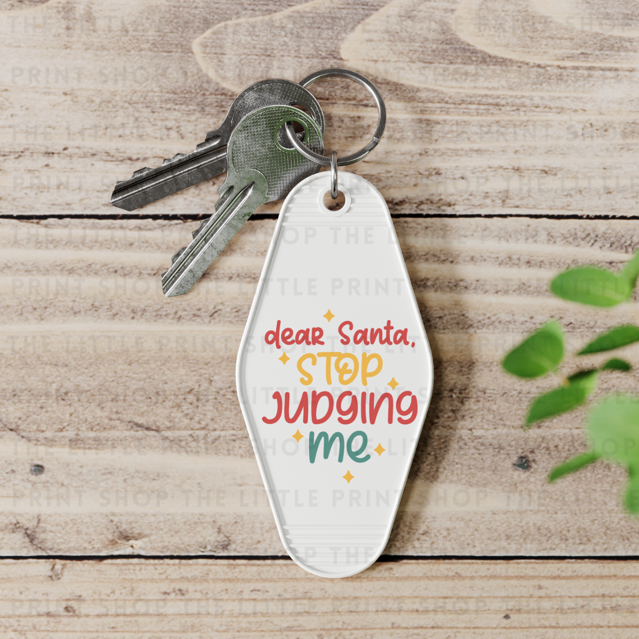 Stop Judging Me - UV DTF Motel Keyring Decal