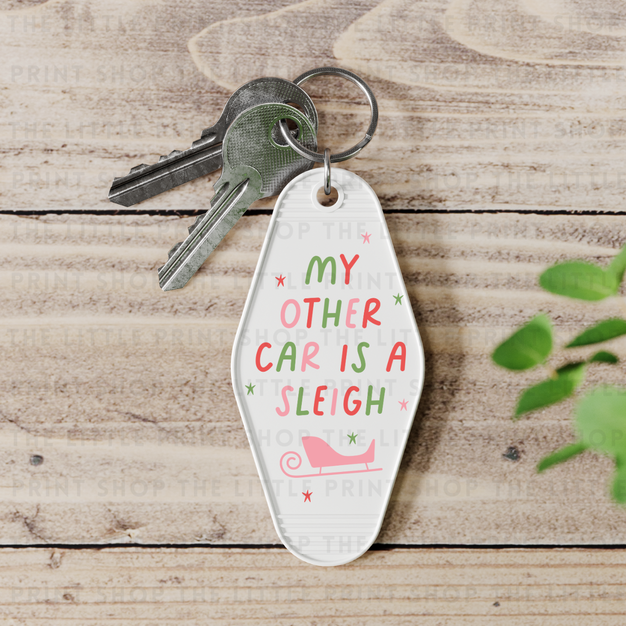 Other Car - UV DTF Motel Keyring Decal