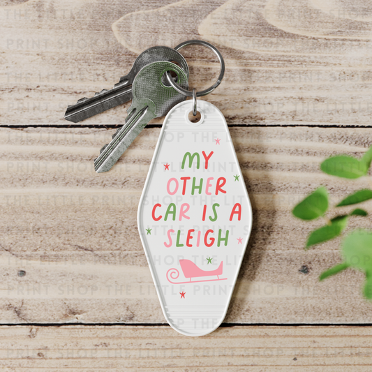 Other Car - UV DTF Motel Keyring Decal