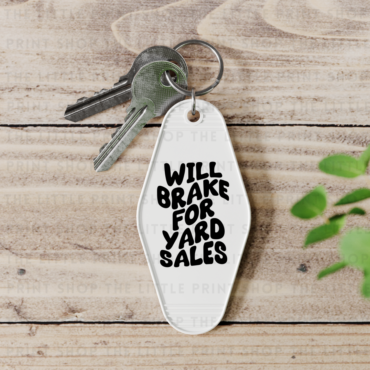 Yard Sales - UV DTF Motel Keyring Decal