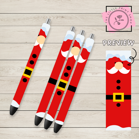 Santa Gonk - UV DTF Pen Wrap Decal