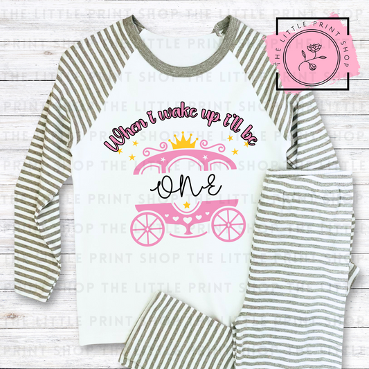 When I Wake Up - Princess #1 - #6 - DTF Transfer Decal