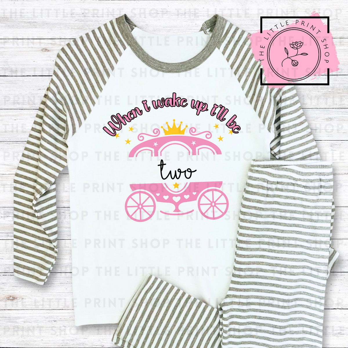 When I Wake Up - Princess #1 - #6 - DTF Transfer Decal