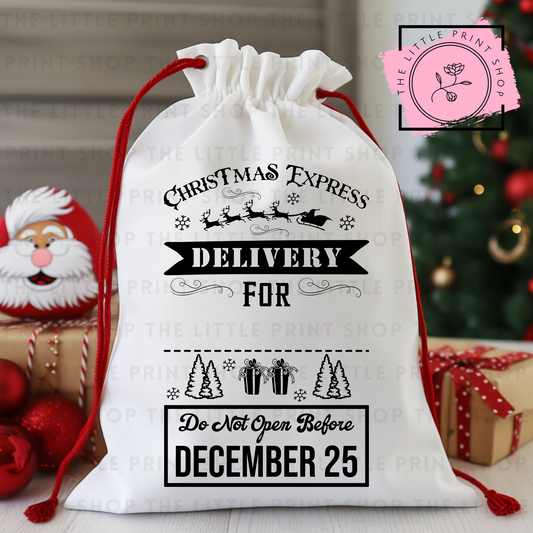 Christmas Express - DTF Christmas Sack Transfer