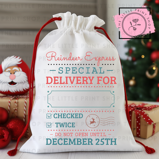 Special Delivery - DTF Christmas Sack Transfer