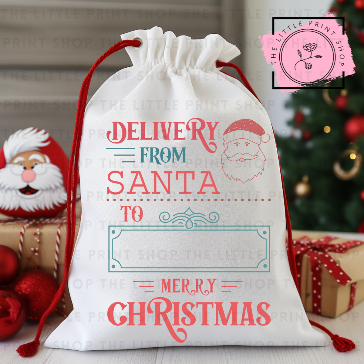 From Santa - DTF Christmas Sack Transfer