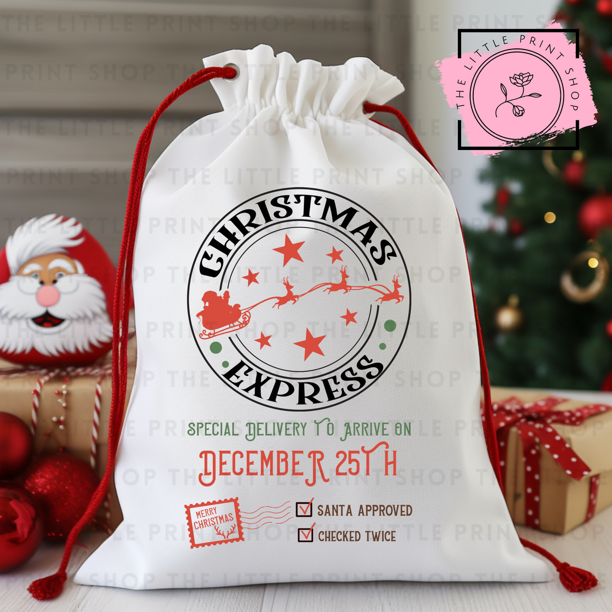 Christmas Express - DTF Christmas Sack Transfer