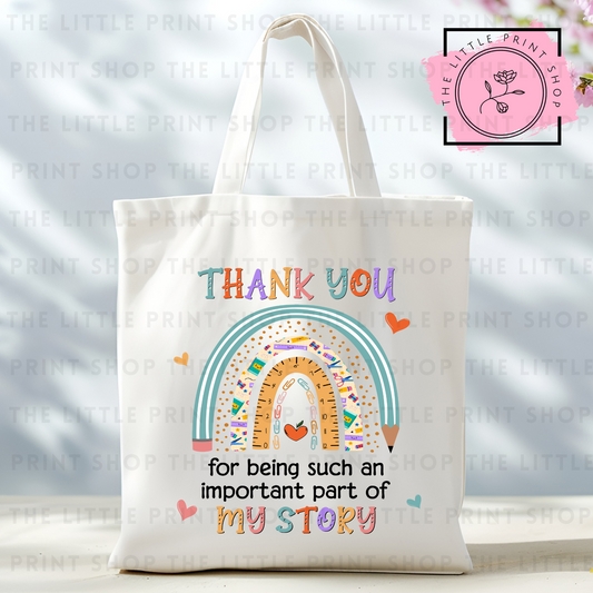 Thank You - Tote Bag DTF Transfer