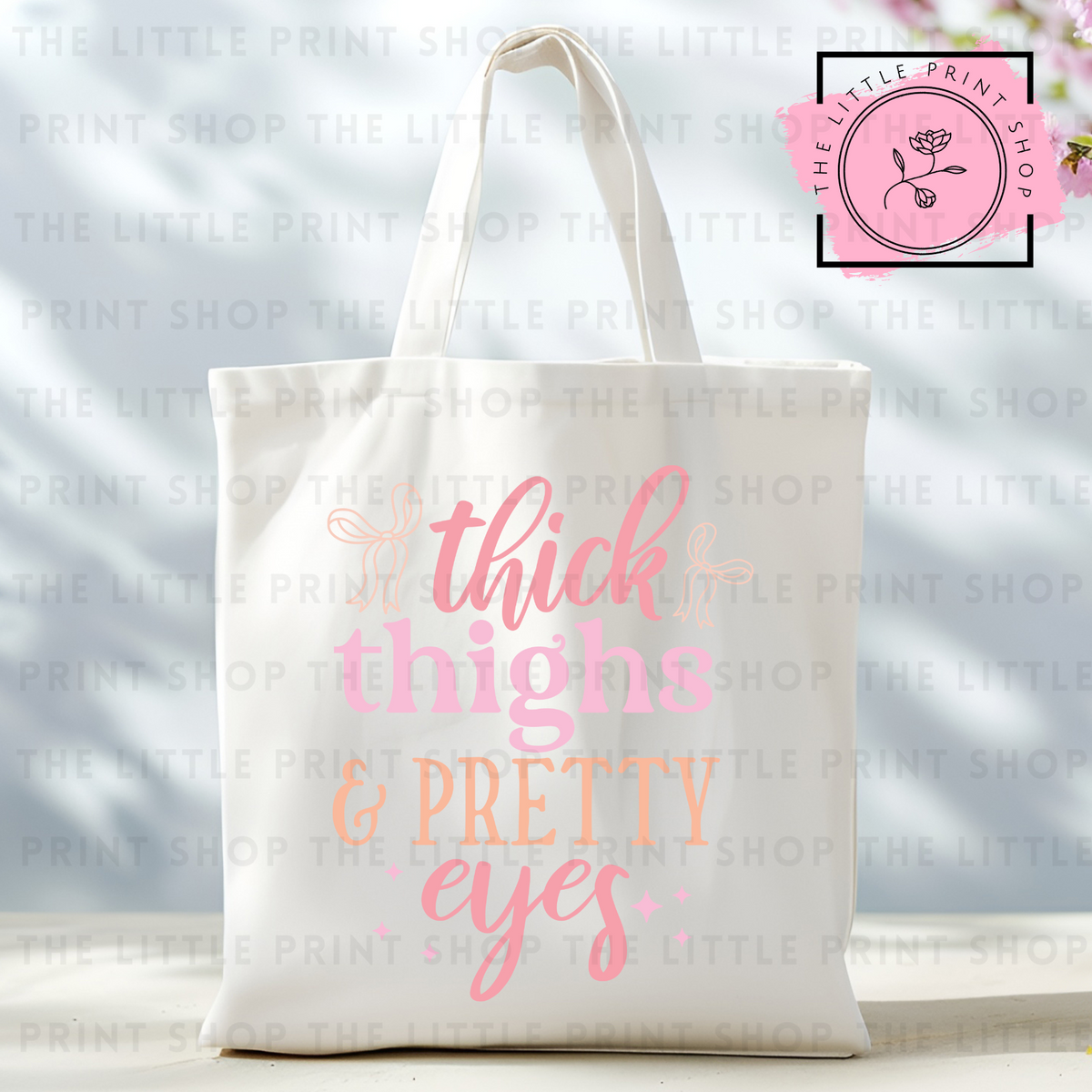 Pretty Eyes - Tote Bag DTF Transfer