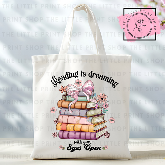 Eyes Open - Tote Bag DTF Transfer