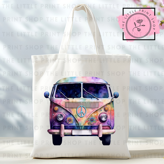Campervan - Tote Bag DTF Transfer